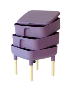 Vermicompostor FCMP Outdoor 2 Bandejas Ciruela 30L 2