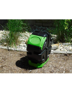 Compostador Giratorio FCMP Outdoor 19 Galones Negro Verde 2