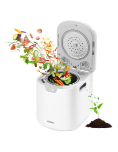 Compostador Eléctrico HYPOACE 3.5L Sin Olores Blanco
