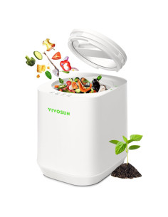 Compostador Eléctrico VIVOSUN 4L Blanco Auto-Limpieza