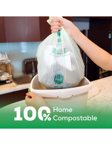Bolsas Compostables ANECO 3 Galones 100 Unidades Extra Gruesas