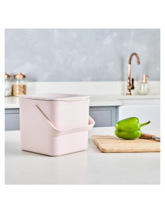 Caddy de Compostaje Minky Homecare 3.5L Rosa Polvoriento
