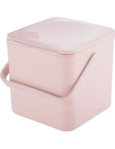 Caddy de Compostaje Minky Homecare 3.5L Rosa Polvoriento 2