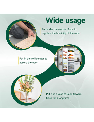 3 Paquetes 210g Filtros Carbón Activado FCFMY para Compostador