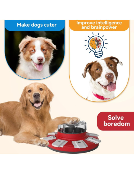 Juguete de Rompecabezas Interactivo Monotre 2 en 1 para Perros