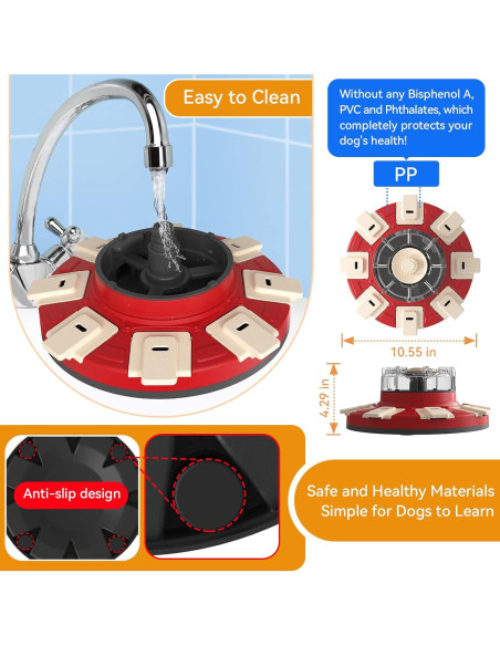 Juguete de Rompecabezas Interactivo Monotre 2 en 1 para Perros