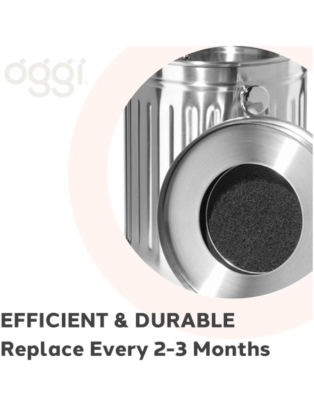 Juego de 2 Filtros de Carbón OGGI para Cubo de Compostaje