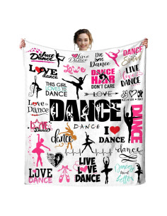 Manta de Franela JEBROWN para Danza 127x102cm Suave y Ligera