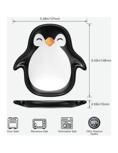 Soporte para cuchara de cerámica KOPOK pingüino 19.7x17.3cm 2