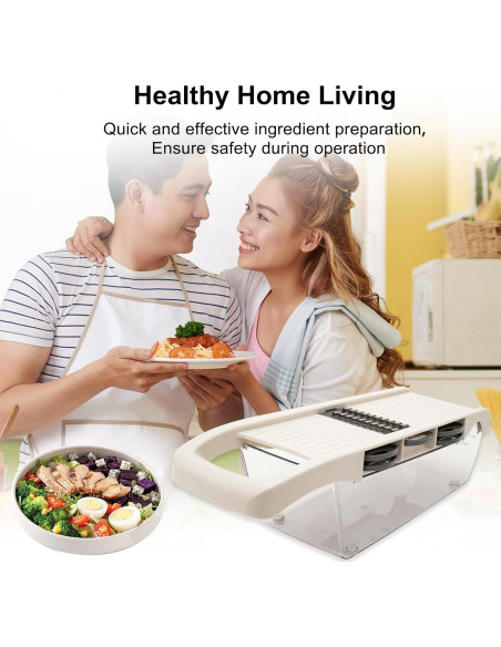Mandolina 6 en 1 ZHANG XIAO QUAN, Rallador y Cortador de Verduras