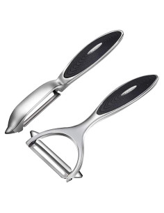 Peladores de Verduras y Frutas FUHUY - Acero Inoxidable 2PCS