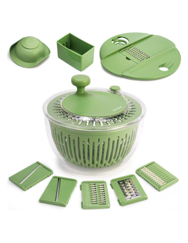 Escurridor de Ensalada SUSTEAS 4.5L con Colador y Rallador