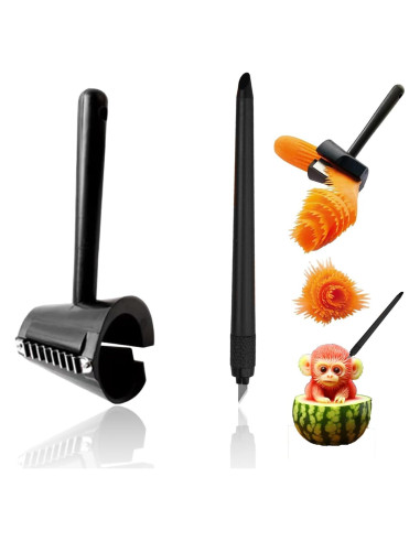 Juego de Herramientas para Tallar Verduras YAFIYGI 2 Piezas