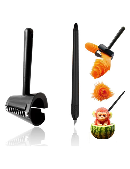 Juego de Herramientas para Tallar Verduras YAFIYGI 2 Piezas