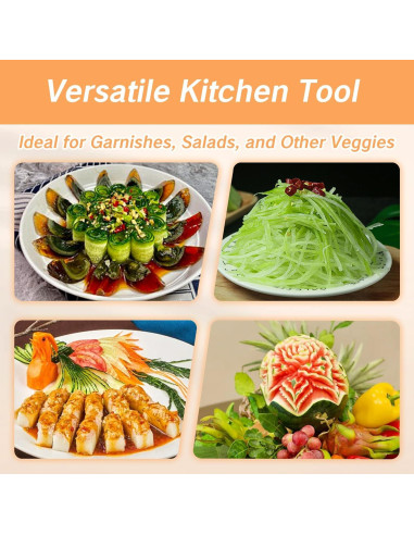 Juego de Herramientas para Tallar Verduras YAFIYGI 2 Piezas