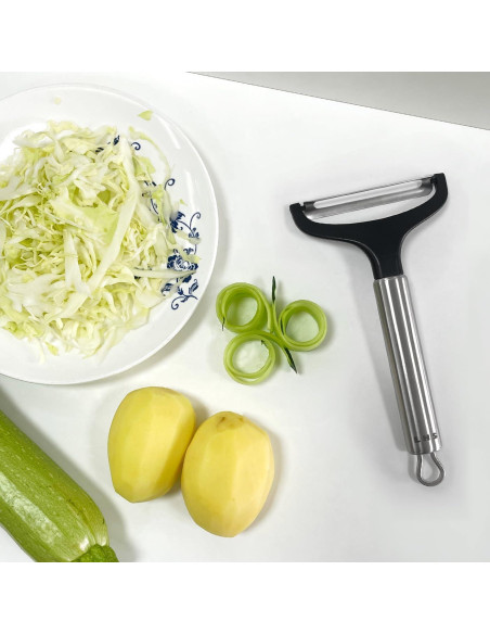 Pelador de Verduras LHS Ergonómico Acero Inoxidable 20,5 cm