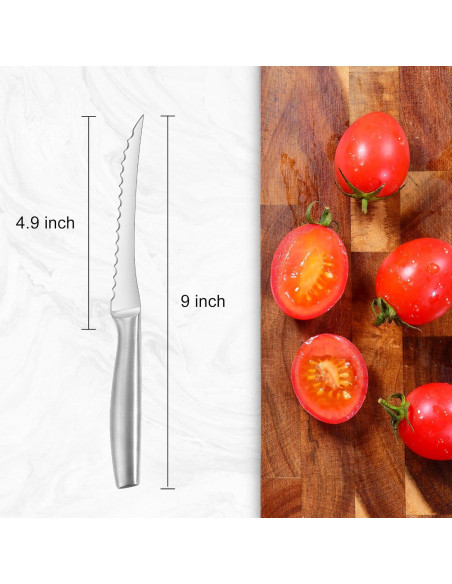 Cuchillo para Tomate Omesata 22.86 cm Acero Inoxidable