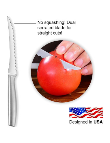 Cuchillo para Tomate Omesata 22.86 cm Acero Inoxidable