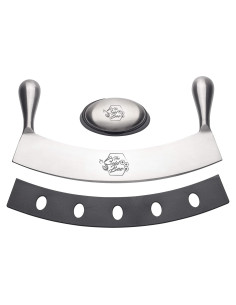 Cuchillo Mezzaluna 30,48 cm The Bold Bee + Jabón Gratis