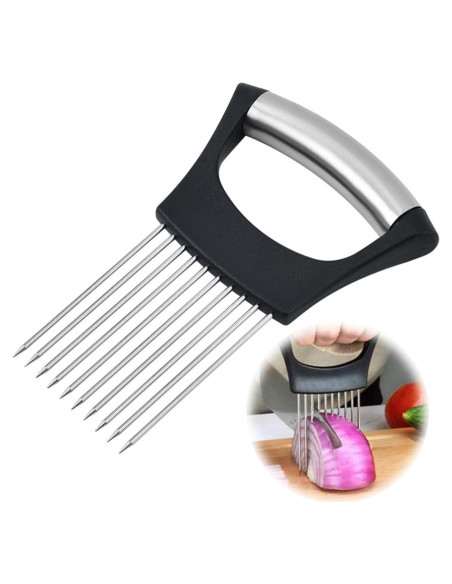 Soporte Cortador de Cebolla SNSZNMY Acero Inoxidable 1 Paquete