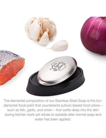 Cuchillo Mezzaluna 30,48 cm The Bold Bee + Jabón Gratis