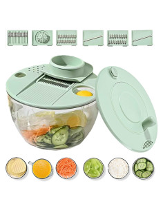 Escurridor de Ensalada WHFAISU 1.22kg con 5 Cuchillas