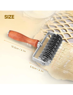 Cortador de Masa en Rejilla WarmHut 425g Acero Inoxidable 2