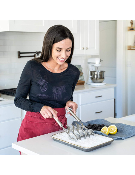 Juego de Cortadores de Masa Oleex 5 Ruedas Acero Inoxidable