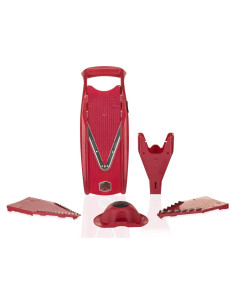 Mandolina V Power Brner V-7000 Roja - 10 Cortes Diferentes