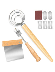 Batidor de Masa Danés Qbily - Juego 3 Piezas para Pan