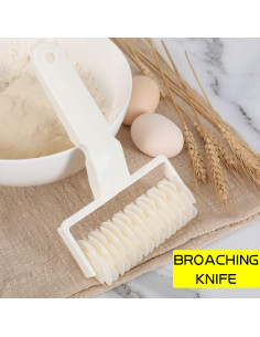 Cortador de Rejilla Rodillo Lamoutor 2 Pcs para Masa 2