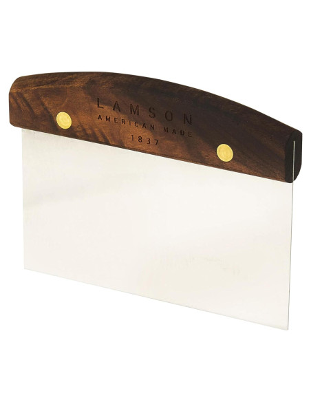 Raspador de Masa Lamson 15x7 cm Acero Inoxidable y Nogal Raspador de Masa Lamson 15x7 cm Acero Inoxidable y Nogal