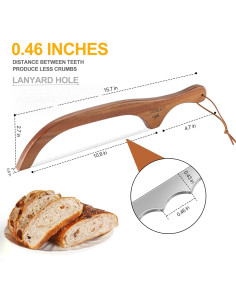 Cuchillo de Pan Uibkor 40,64 cm Acero Inoxidable Serrado 2