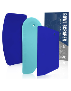 Juego de Raspadores de Masa Walfos 3 Piezas Silicona