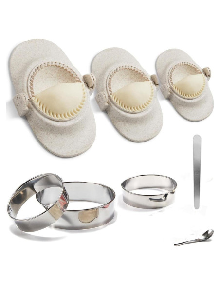 Prensa para Empanadas HLANBABYAMZ 3 Tamaños 10,67 cm