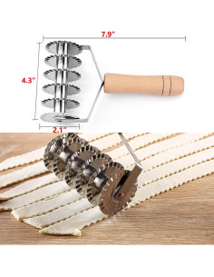 Cortador de Masa Rejilla Dadamong de Acero Inoxidable 20.1 cm 2