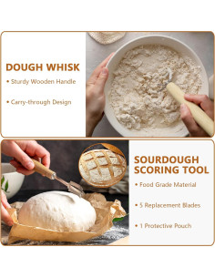 Juego de Herramientas para Hacer Pan Yintok 7 Piezas 2