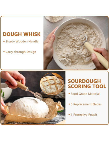 Juego de Herramientas para Hacer Pan Yintok 7 Piezas