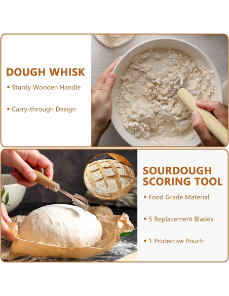 Juego de Herramientas para Hacer Pan Yintok 7 Piezas