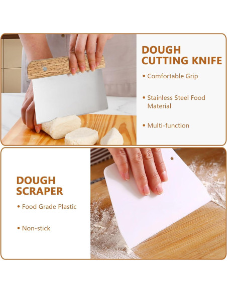 Juego de Herramientas para Hacer Pan Yintok 7 Piezas