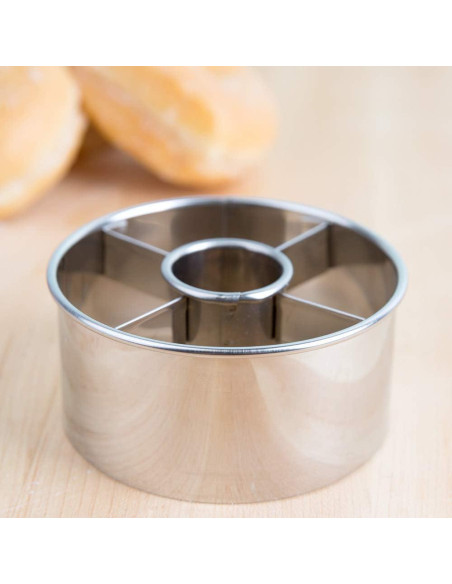 Cortador de Donas Ateco Acero Inoxidable 8,89 cm
