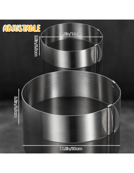 Cortador de Galletas Redondo Ajustable Amylove 15-30 cm