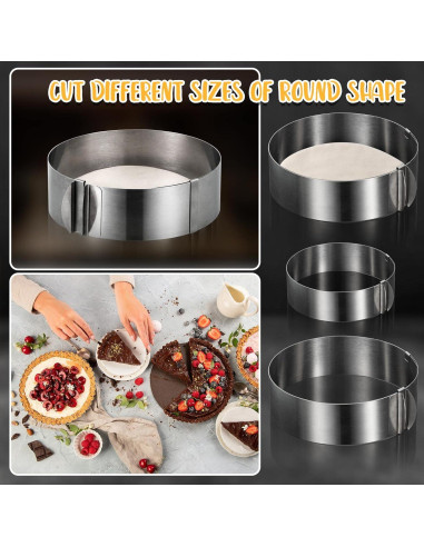 Cortador de Galletas Redondo Ajustable Amylove 15-30 cm