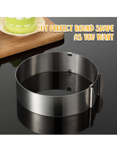 Cortador de Galletas Redondo Ajustable Amylove 15-30 cm
