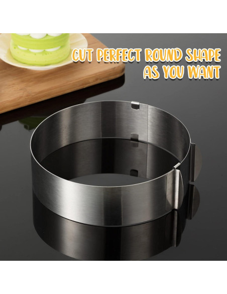 Cortador de Galletas Redondo Ajustable Amylove 15-30 cm