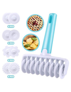 Cortador de Masa Aonagi con 4 Ruedas Intercambiables 17x14cm