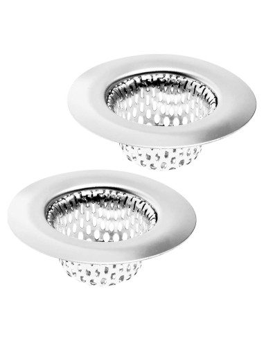 Filtro de fregadero acero inoxidable Hilltop 5.72 cm 2 unidades