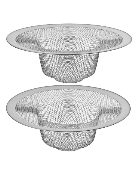 Filtro de Desagüe de Cocina Hilltop 2 Piezas Acero Inoxidable