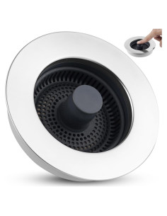 Hygie Rinse Filtro de Desagüe Emergente Acero Inoxidable 8,89 cm