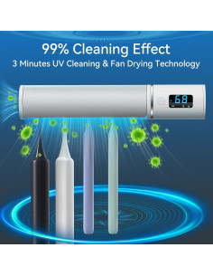 Limpiador de Cepillos de Dientes UV FULOG con Temporizador y Soporte 2
